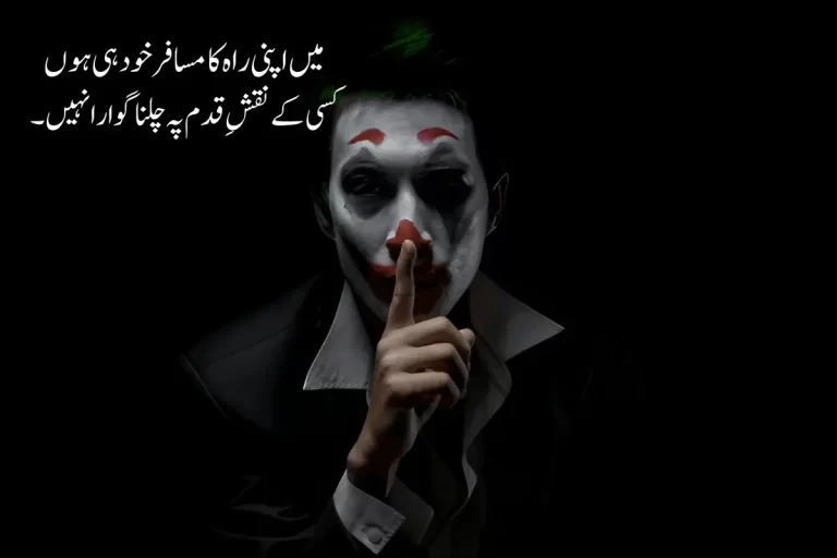 Best Attitude Poetry in Urdu Text