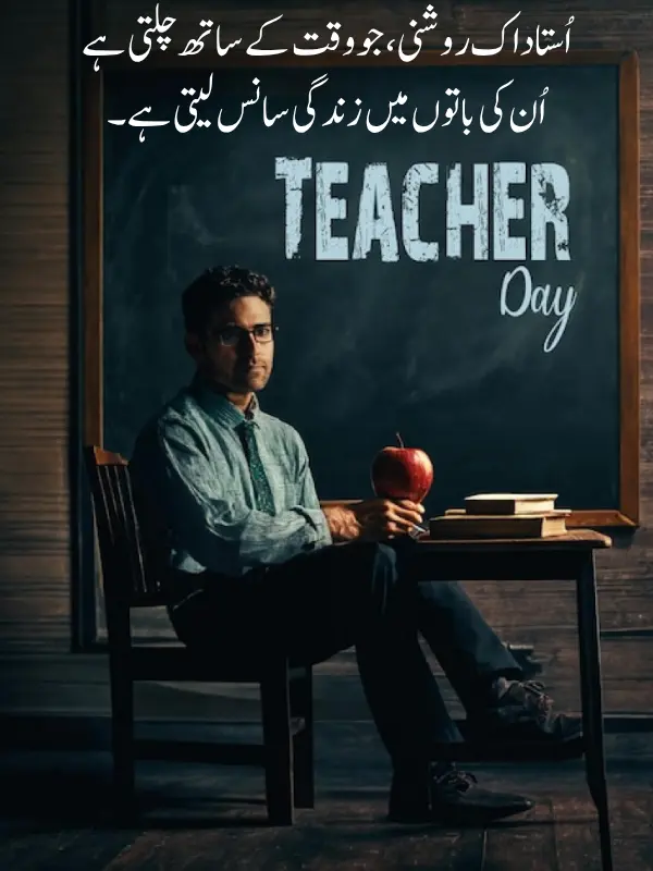 Teachers' Day Quotes in Urdu 2 Lines