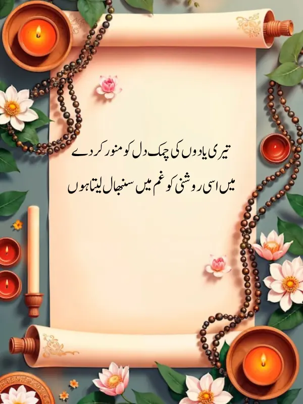 Top Poetry in Urdu 2 Lines Text